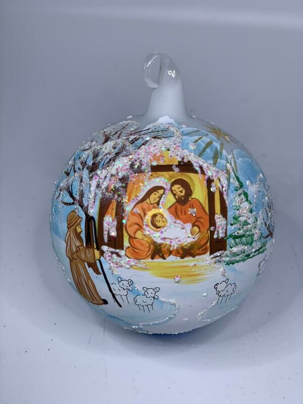 Christbaumkugel - Heiliger Familie DN 8