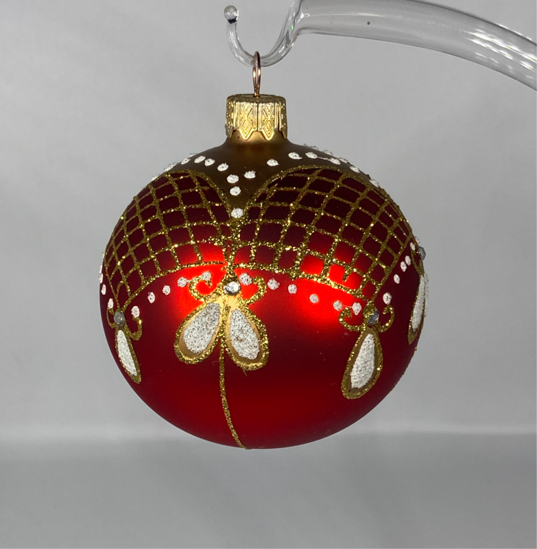 Weihnachtskugel - Rot