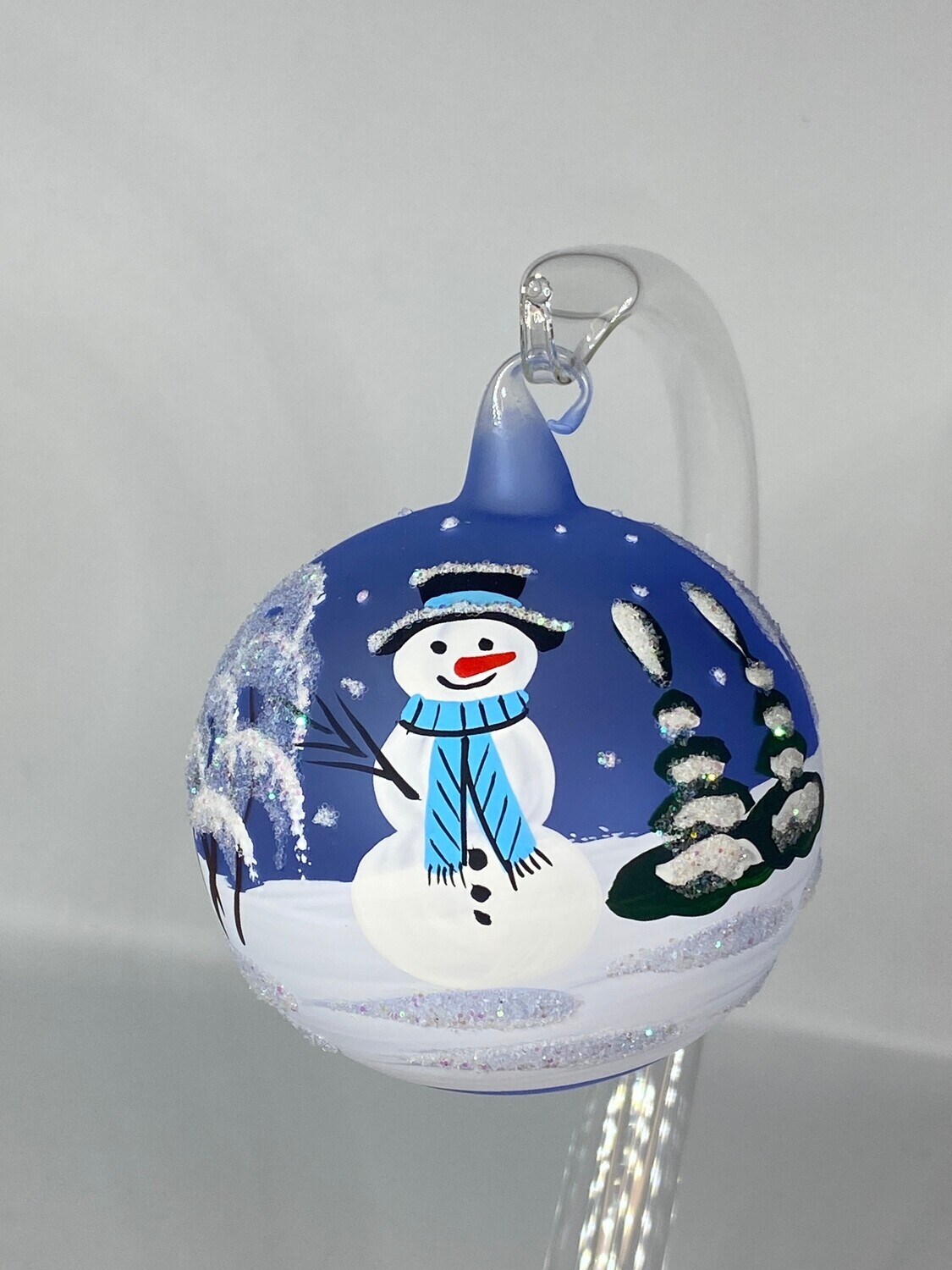 Weihnachtskugel Snowman