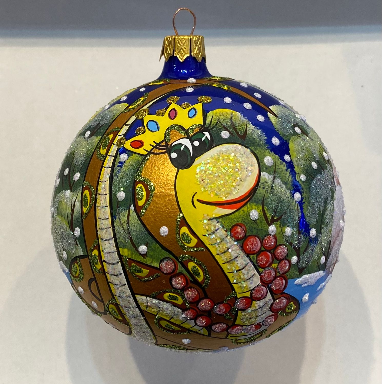 Christbaumkugel - Schlangenkönigin