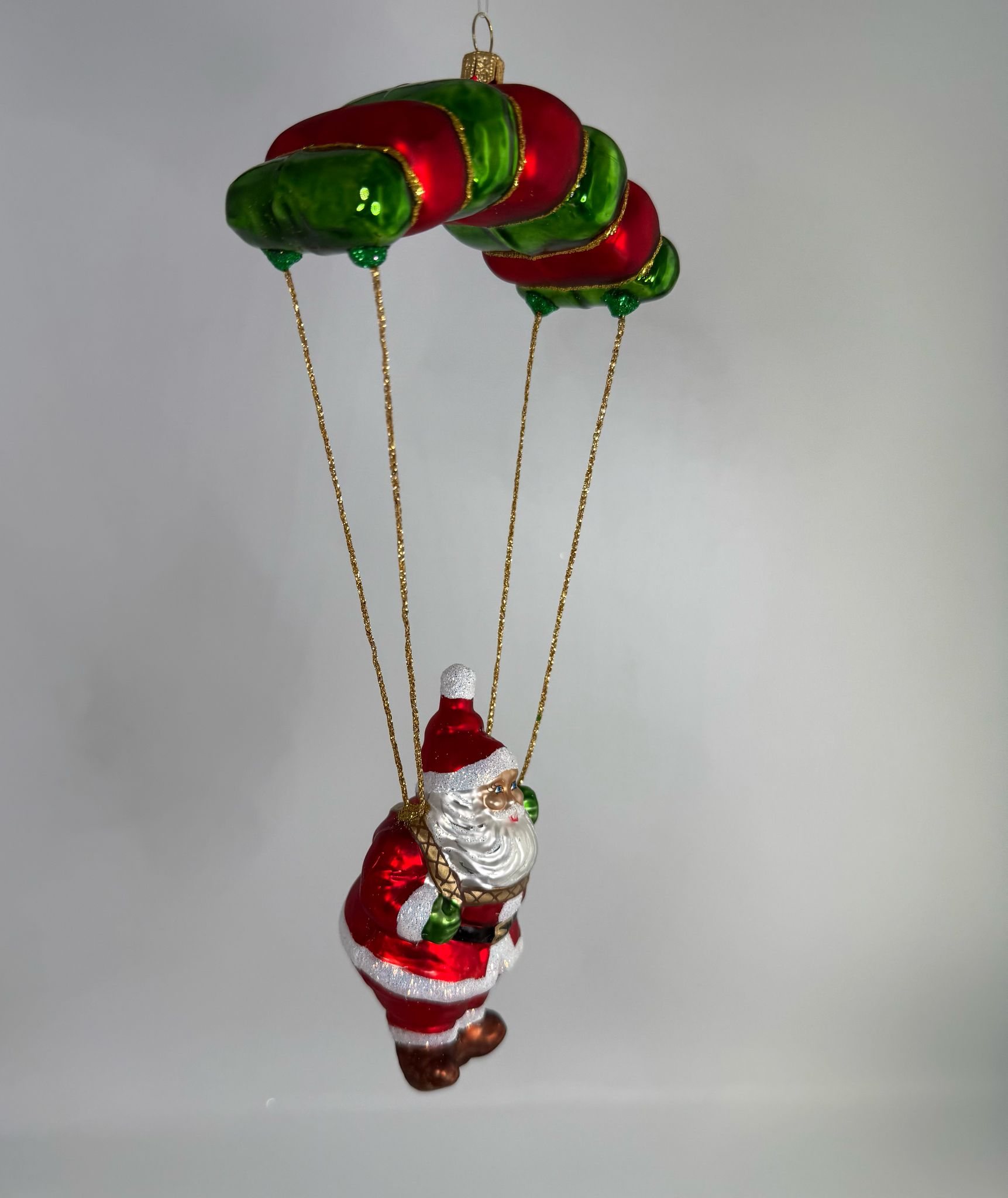 Christbaumschmuck - Santa mit Fallschirm