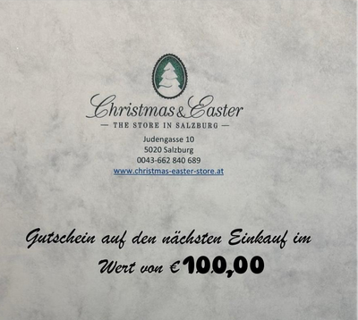 Gutschein im Wert von € 100,00