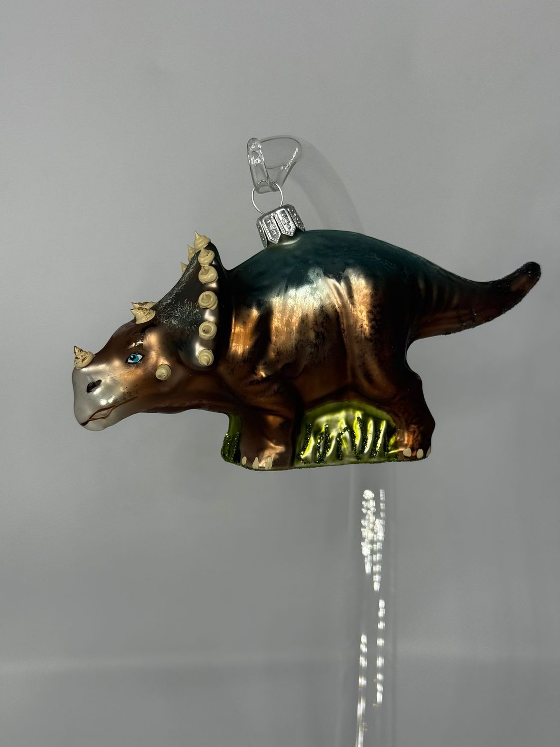 Christbaumkugel - Triceratops Dinosaurier