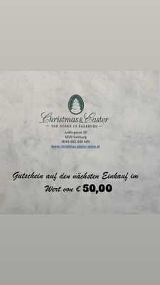 Gutschein im Wert von € 50,00