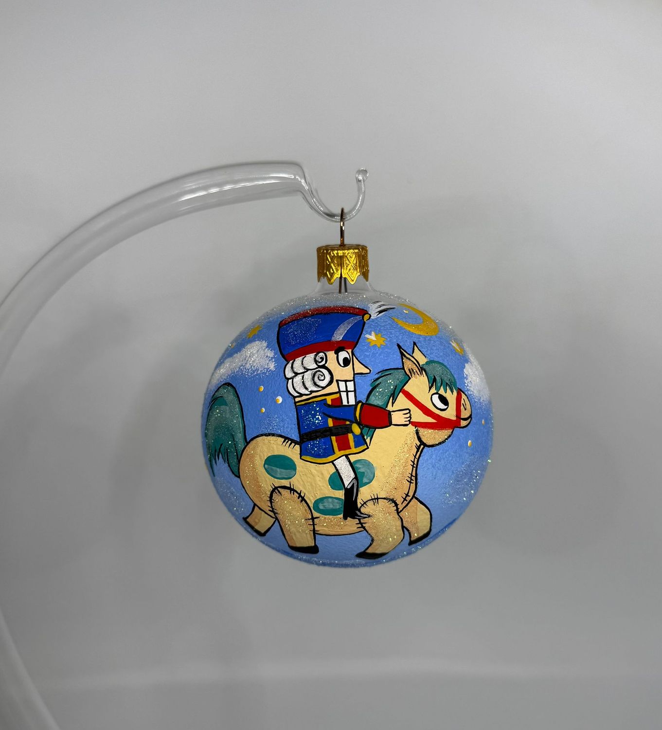 Christbaumkugel - Nussknacker mit Pony