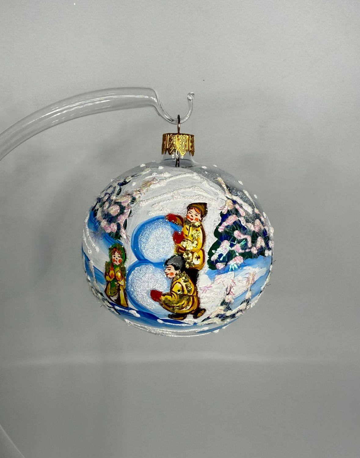 Christbaumkugel - Winterlandschaft