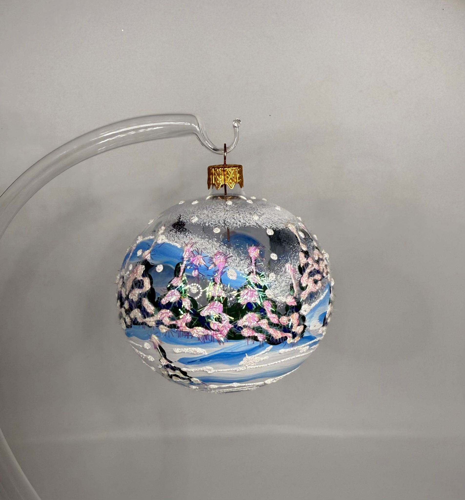 Christbaumkugel - Winterlandschaft