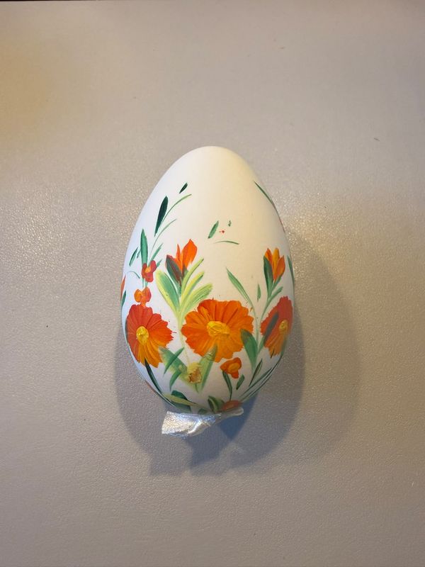 Osterei - orange Blüten GO3