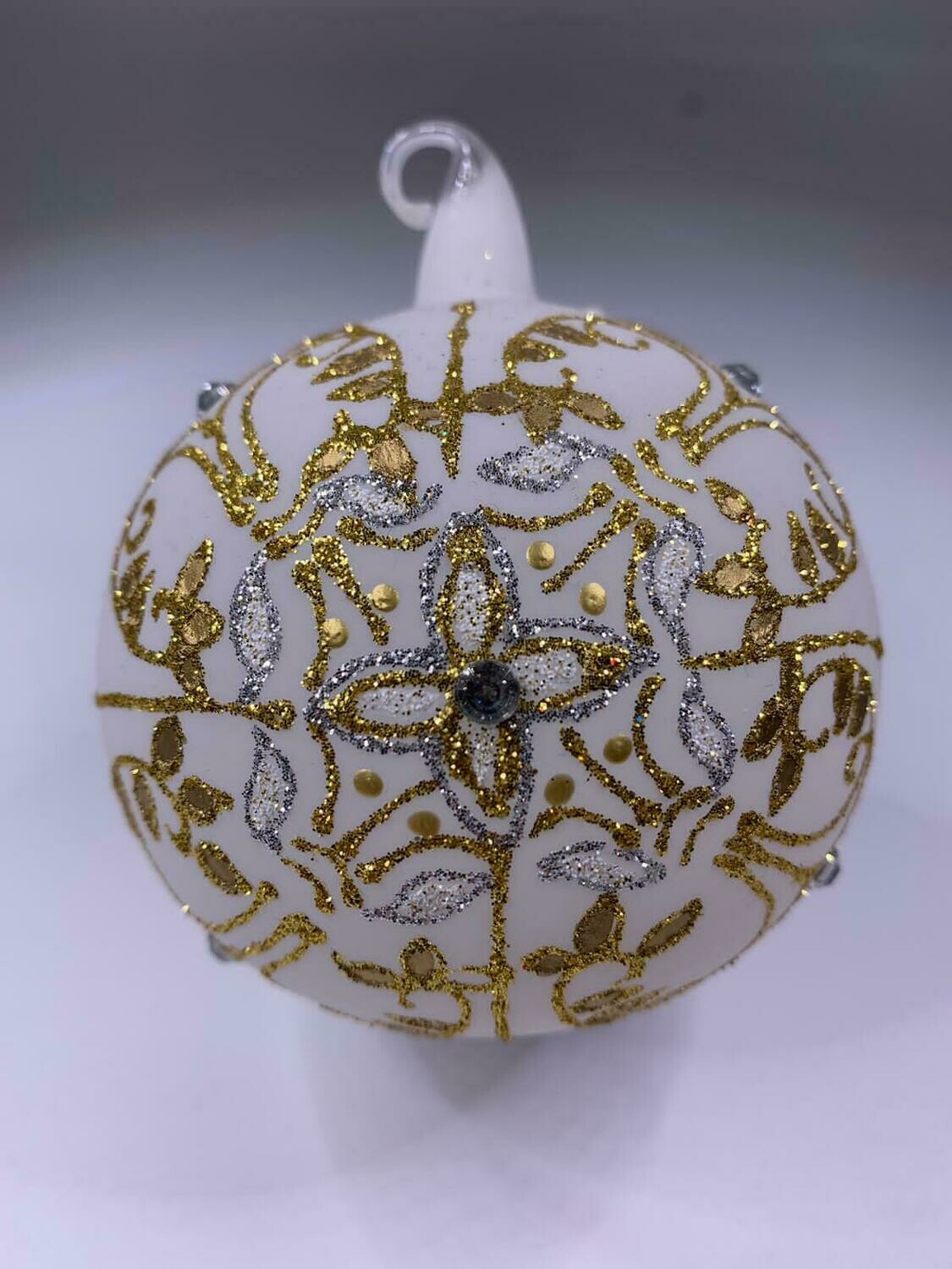 Christbaumkugel - Glitzermuster DN 8