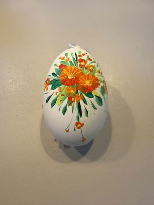 Osterei - orange Blüten GO8