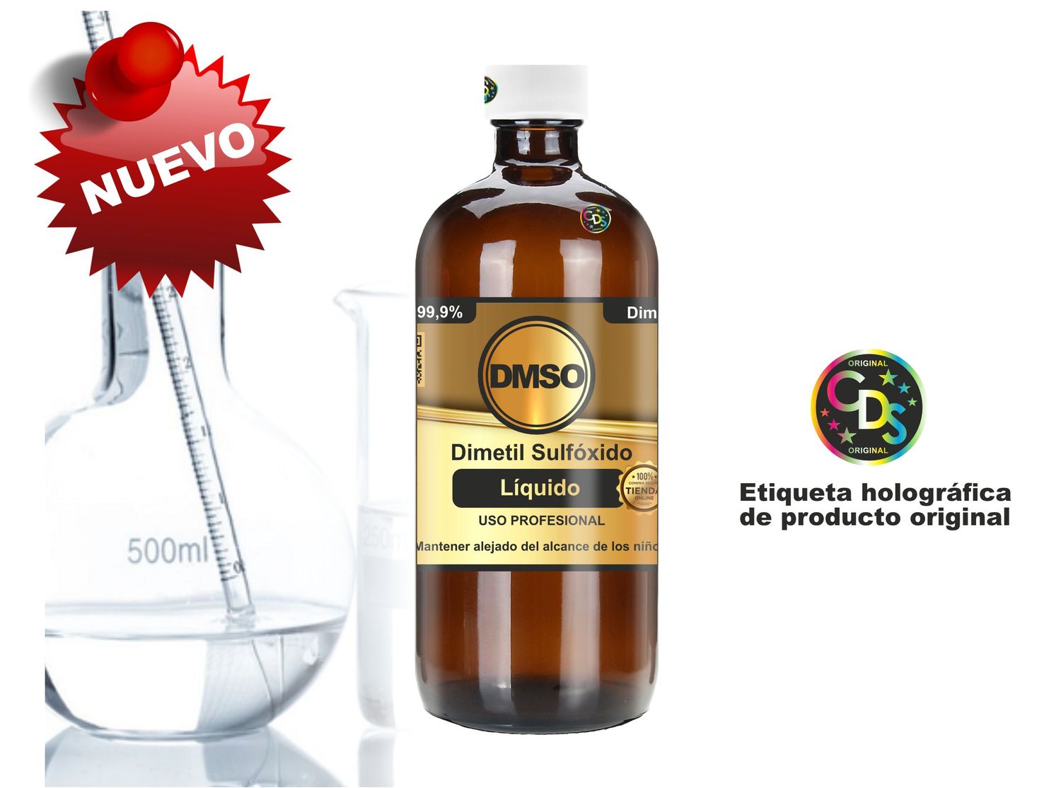 DMSO 99,9% 500 ml - Envio Gratis
