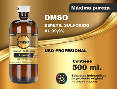 DMSO 99,9% 500 ml - Envio Gratis