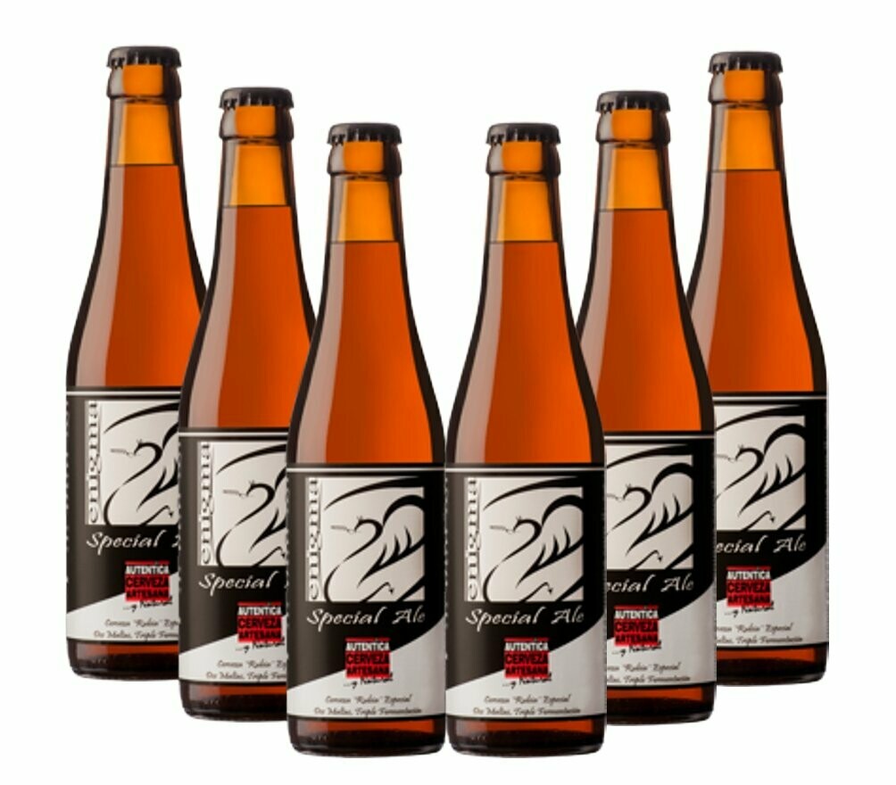 Pack 6 botellas 33cl cerveza ¨rubia¨ Enigma Special Ale
