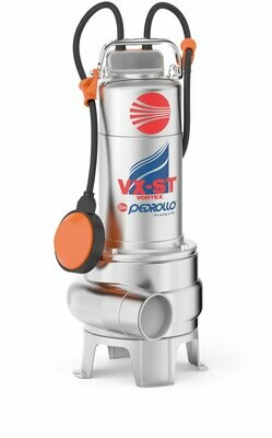 Tauchpumpe 'VORTEX' aus Edelstahl für Abwasser Pedrollo VX-ST, 230V