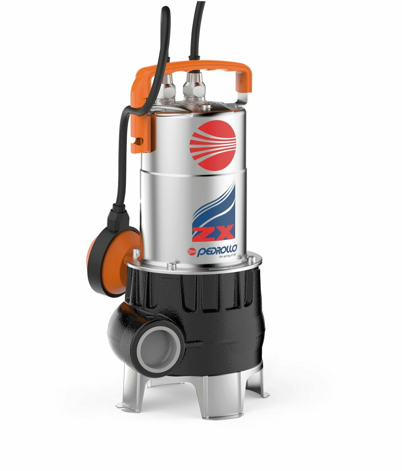 Unterwasserelektropumpe 'VORTEX' für stark verschmutztes Wasser, Pedrollo ZX1, 230V, Max. Fördermenge (l/min): 350, Max. Förderhöhe (m): 8,5