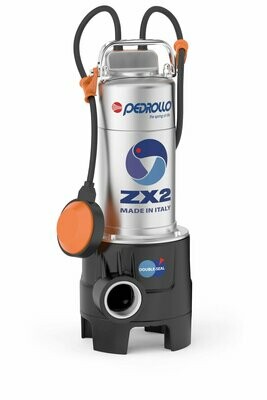 Unterwasserelektropumpe 'VORTEX' für stark verschmutztes Wasser, Pedrollo ZX2, 230V