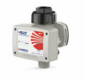 FLUX Durchflusswächter für 230V-Pumpen, automatische Abschaltung unter 2l/Min. FLUX Durchflusswächter für 230V-Pumpen, automatische Abschaltung unter 2l/Min.