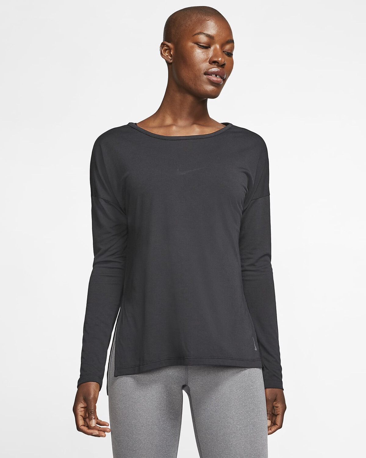 Nike long sleeve yoga top Clearance