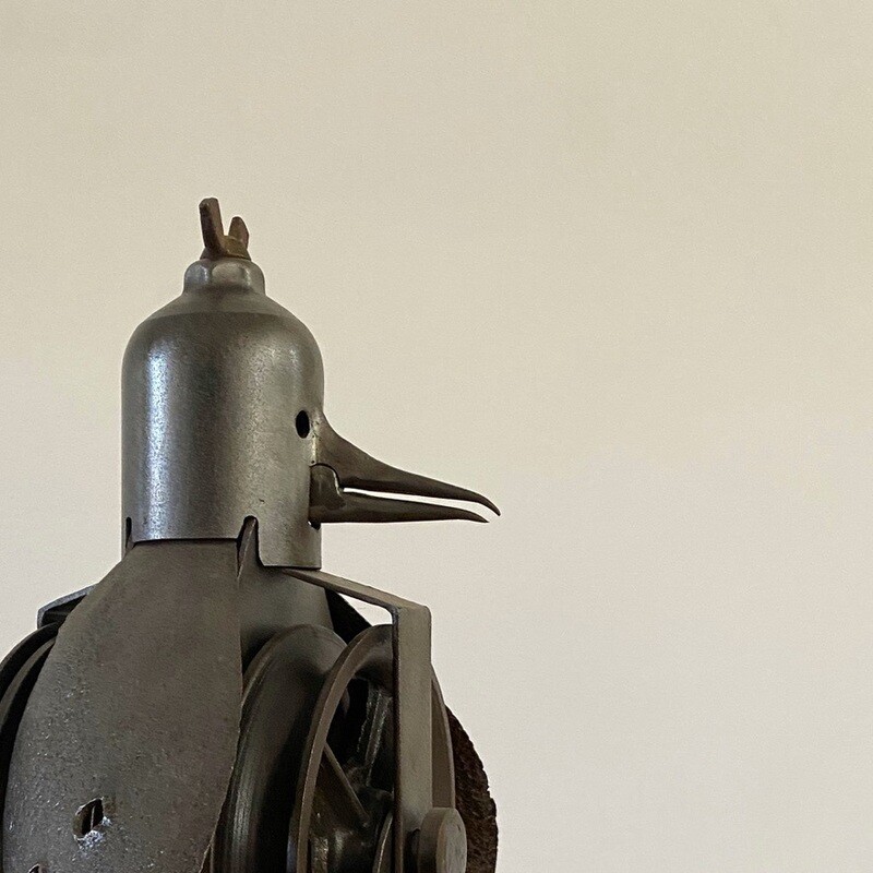 Penguin sculpture &amp;#39;Kowalski&amp;#39; by Davide Ratti