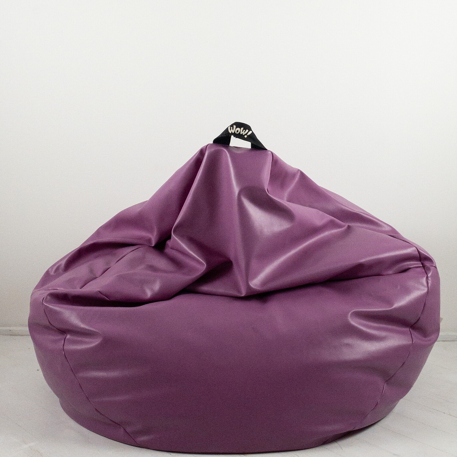 Eco-leather pouf by Wow Italy