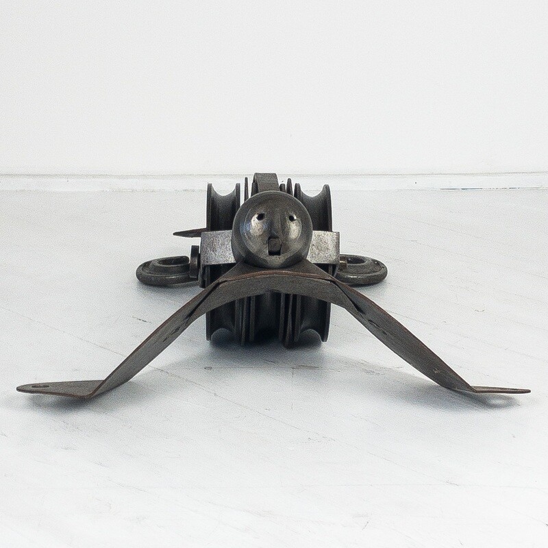 Penguin sculpture &amp;#39;Iron Skipper&amp;#39; by Davide Ratti