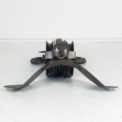 Penguin sculpture &amp;#39;Iron Skipper&amp;#39; by Davide Ratti