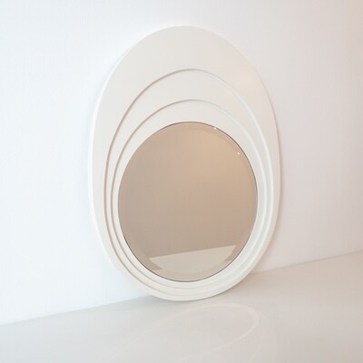 Space Age Oval Mirror