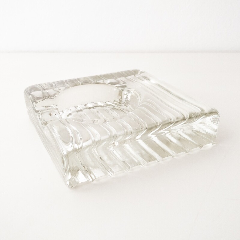 Glass ashtray, 1970s
