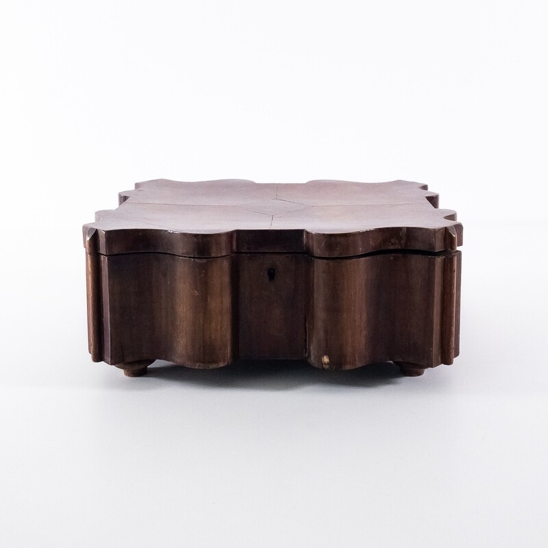 Walnut storage box