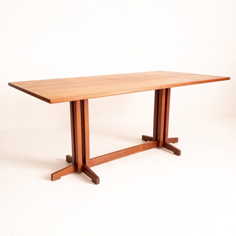 Teak dining table by Ilmari Tapiovaara for Permanente di Cantù, 1960s