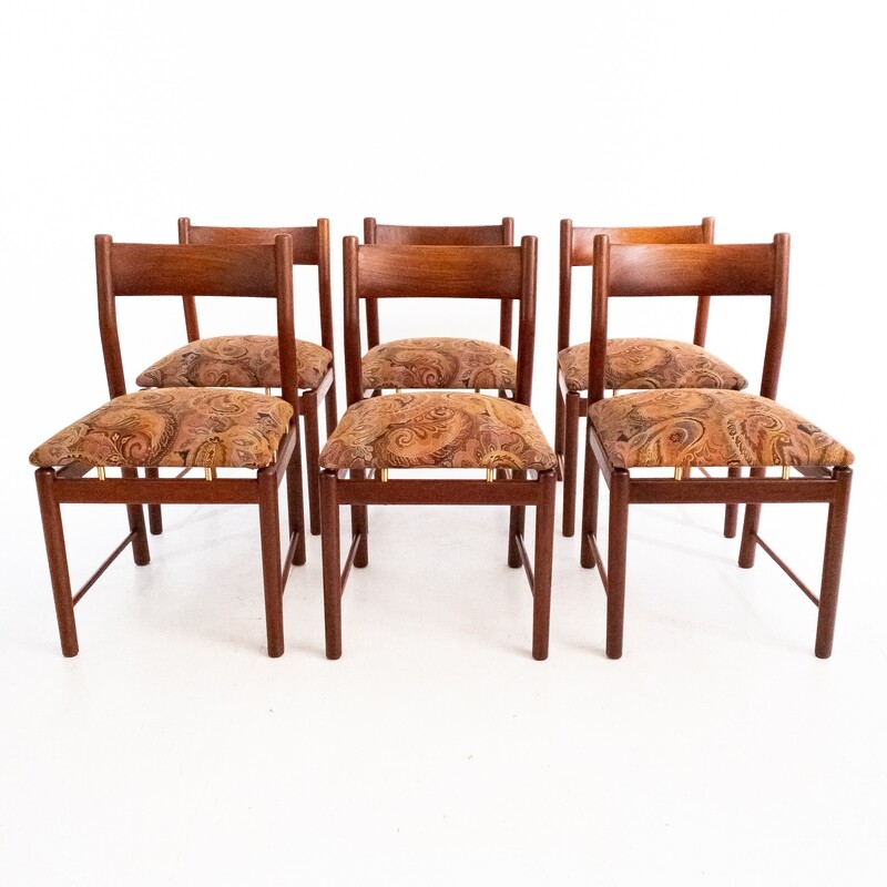 Set of 6 chairs by Ilmari Tapiovaara for the Cantù Permanente, 1960s