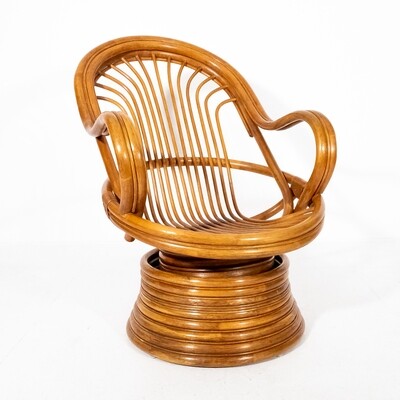 Rocking chair in bamboo