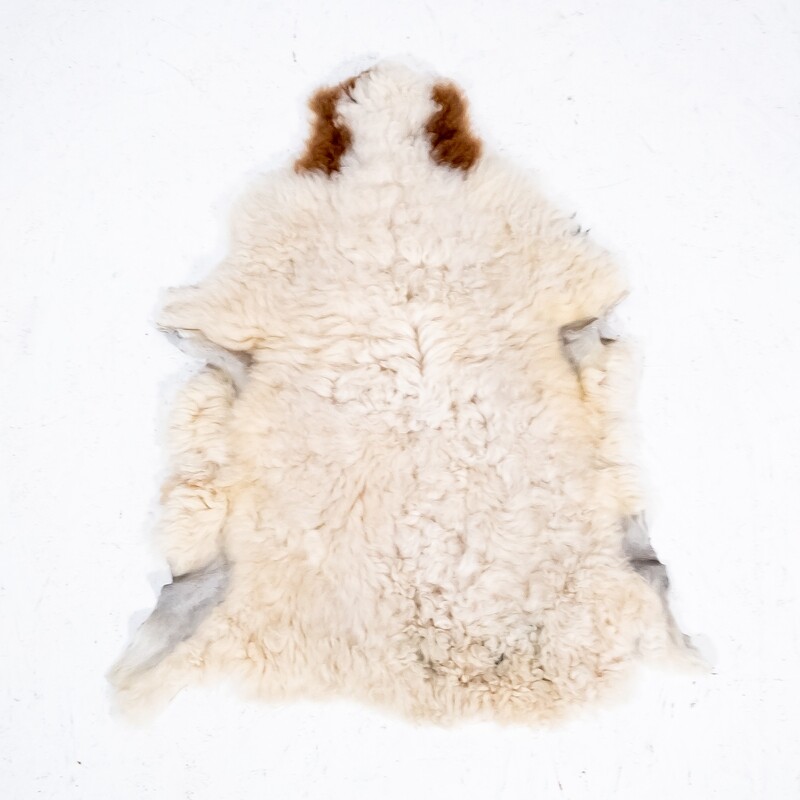 Lambskin rug, 1970s