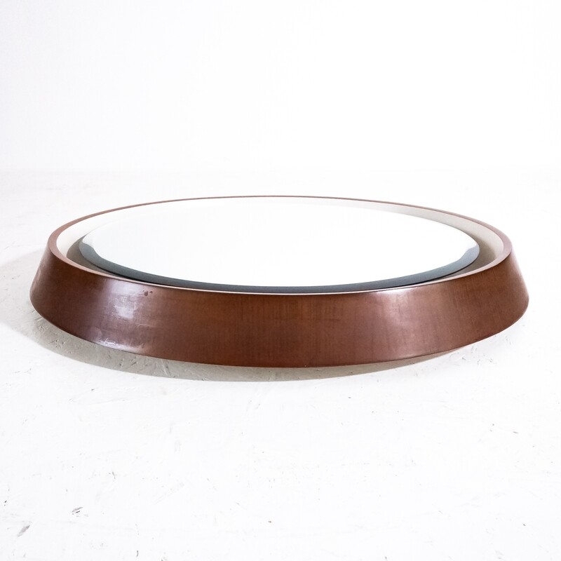 Round backlit mirror, 1970s
