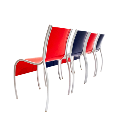Set of 4 chairs Mod. Fpe by Ron Arad for Kartell, Italy, 1990s