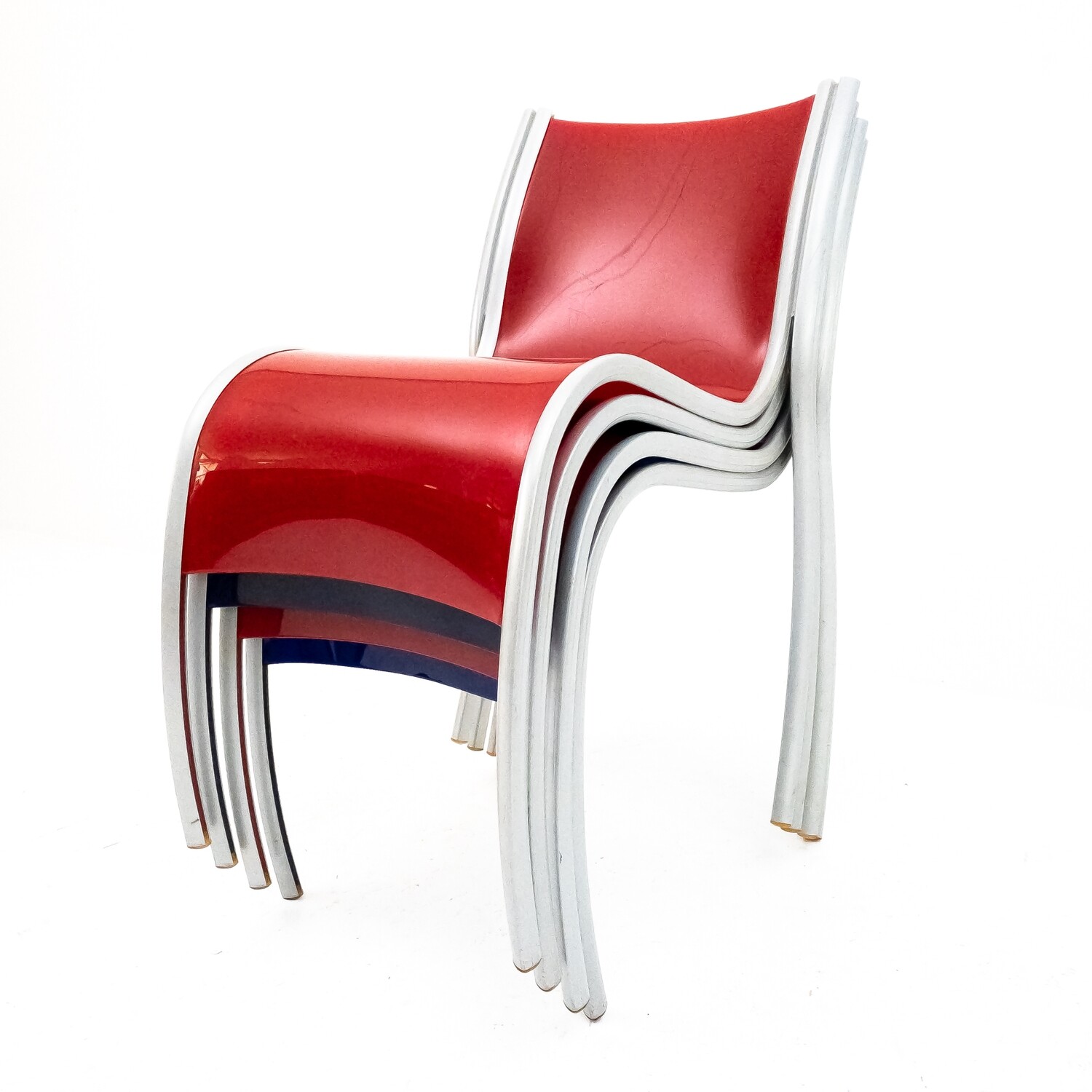 Set of 4 chairs Mod. Fpe by Ron Arad for Kartell, Italy, 1990s