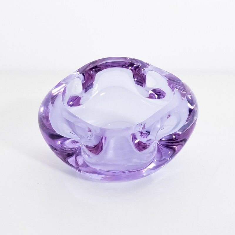 Glass ashtray from the 70s