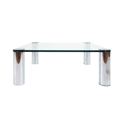 Italian square coffee table in the style of Marco Zanuso, 1960s