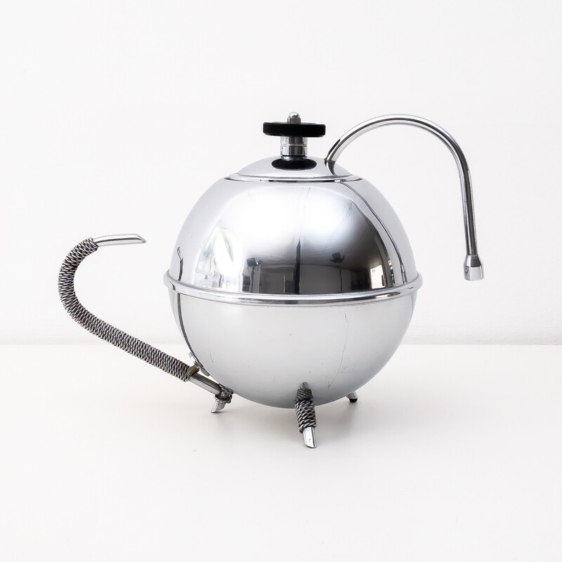 RVM electric coffee maker in steel, 1950s