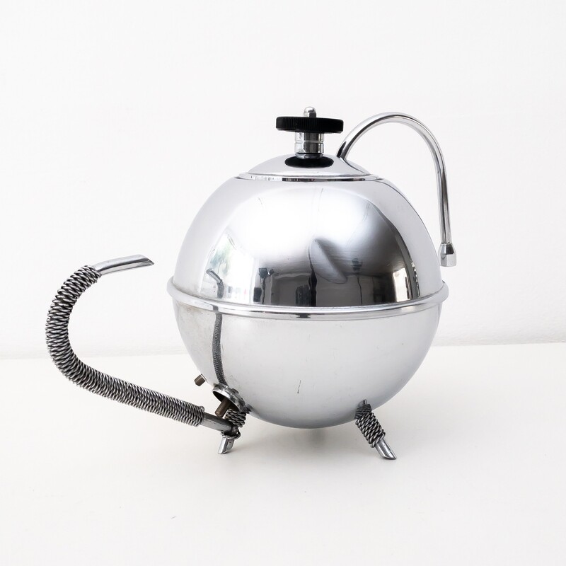 RVM electric coffee maker in steel, 1950s