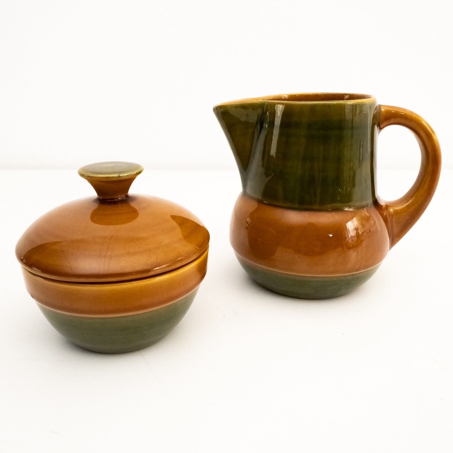 Set di 2 ceramiche artistiche S.I.C, Italia anni '70