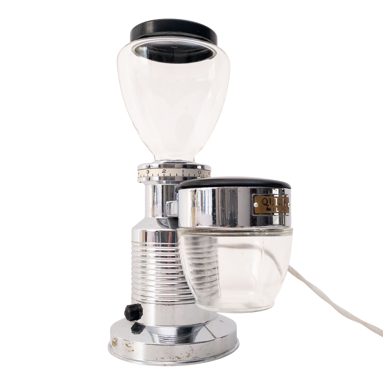 Vintage Quik Mill Omre electric coffee grinder