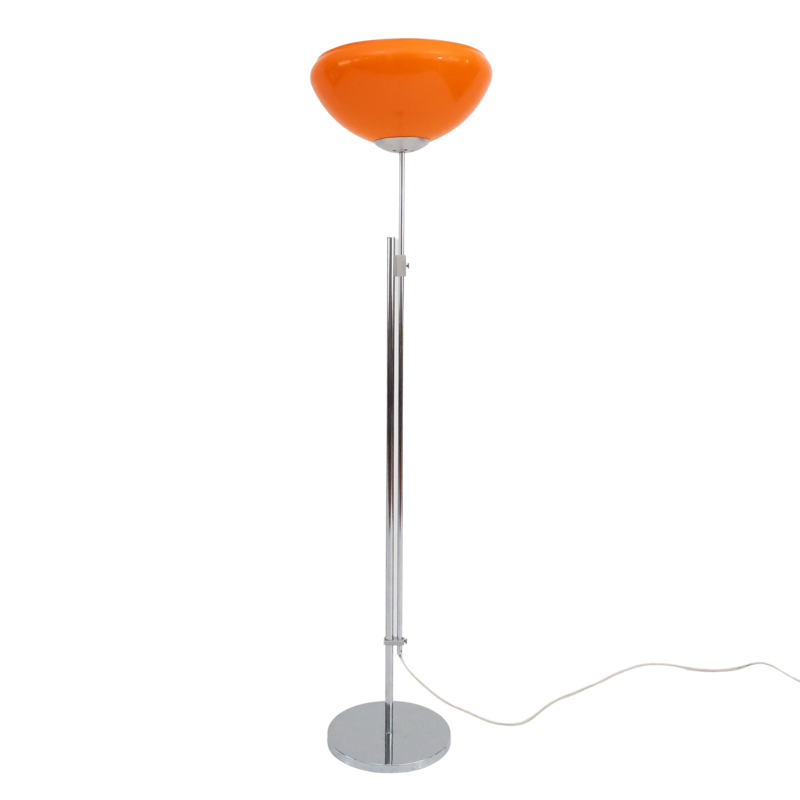 Orange Space Age style floor lamp, 1960s