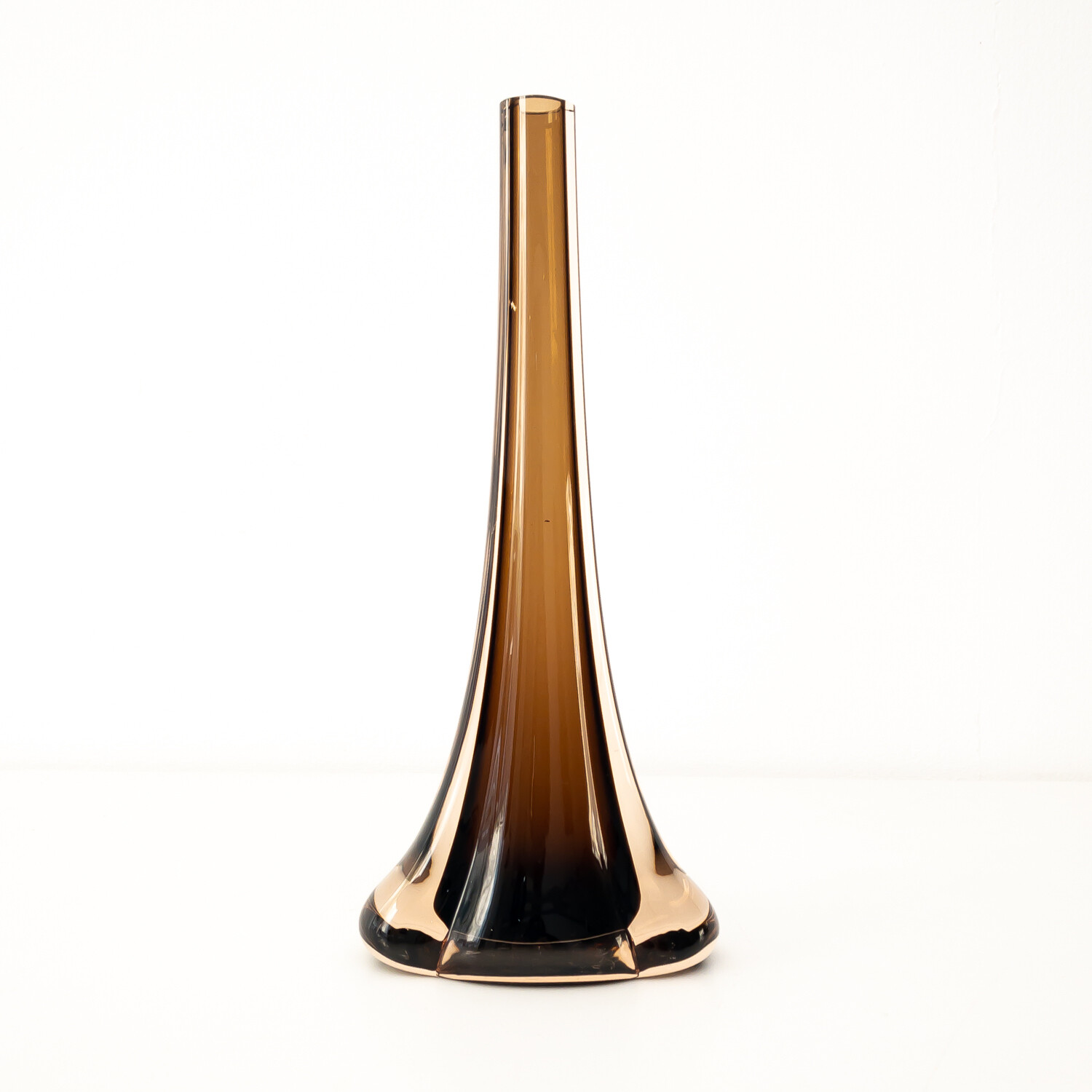 Teardrop glass vase, 1970s