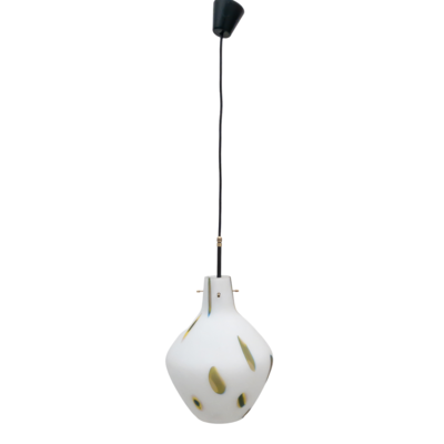 Suspension lamp attributable to Dino Martens for Aureliano Toso 1950