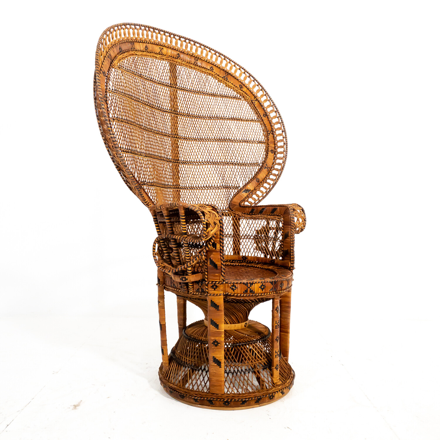 Emmanuelle wicker armchair by Kok Maison, 1970s