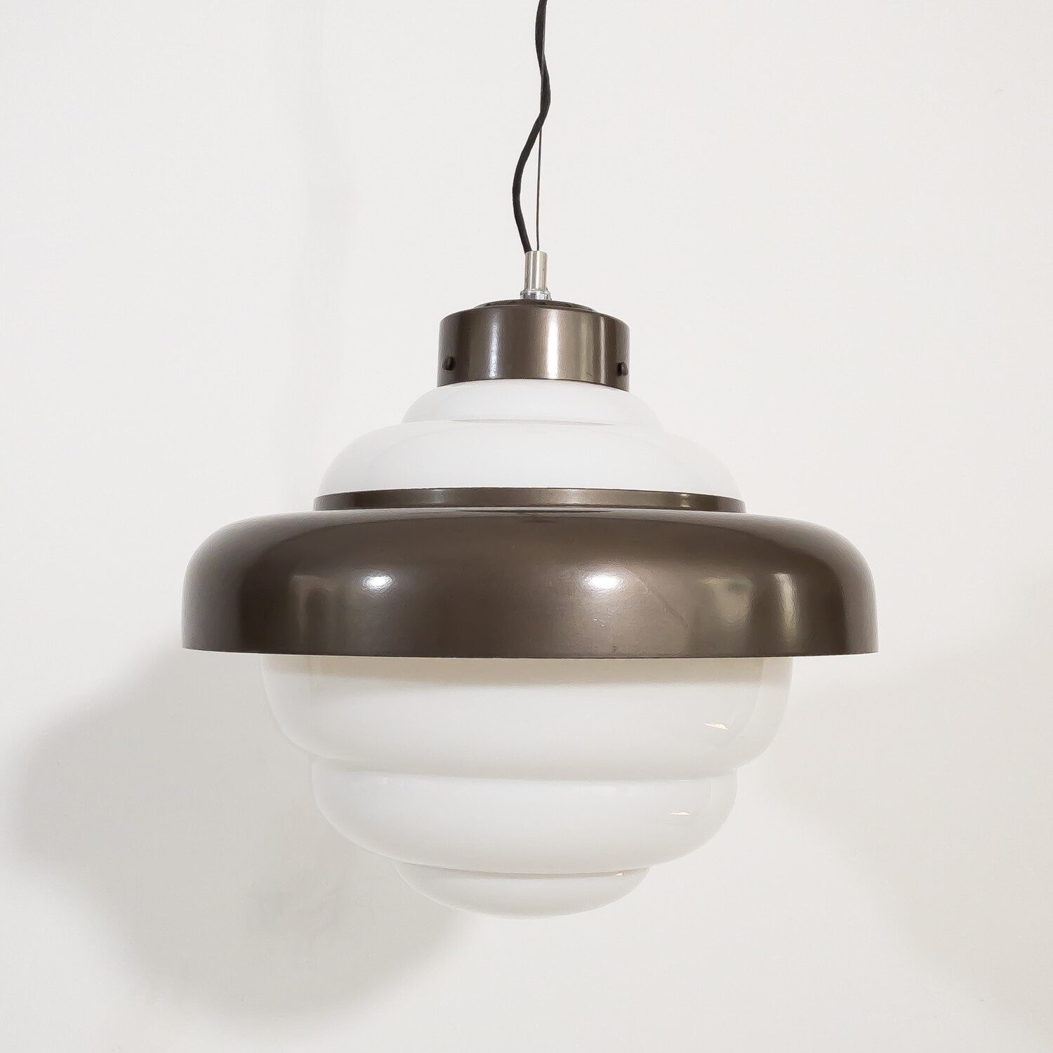 Suspension lamp by Luxgianka Lissone, Italy 1980s