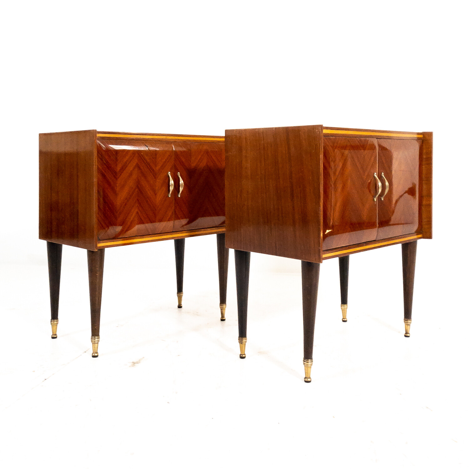 Pair of bedside tables, Italy 1960s