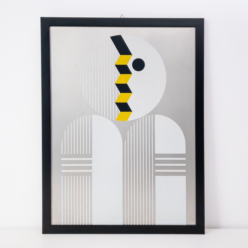 Aluminum framed screen printing, 1970s