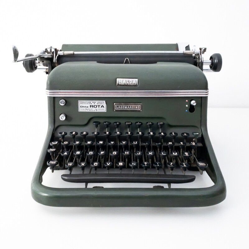 Halda Lagomarsino typewriter, 1950s